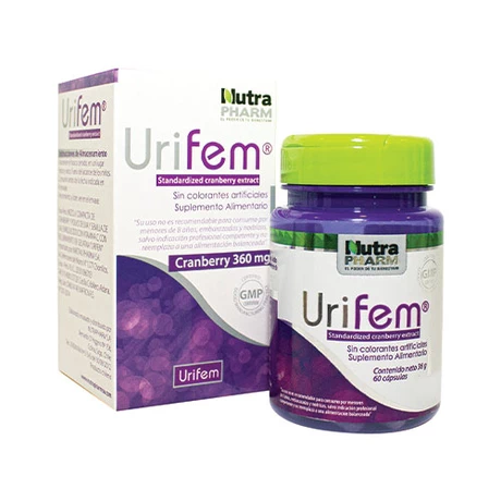 Urifem x 60 cápsulas - Nutrapharm