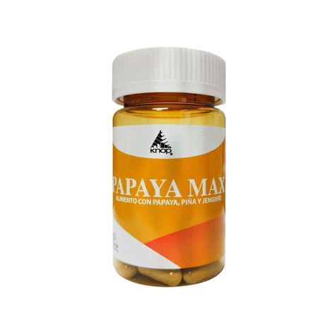 PAPAYA MAX+ FRASCO X 60 CAPSULAS                  