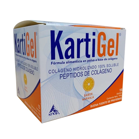 Kartigel sabor naranja x15 sachet, Knop Laboratorios
