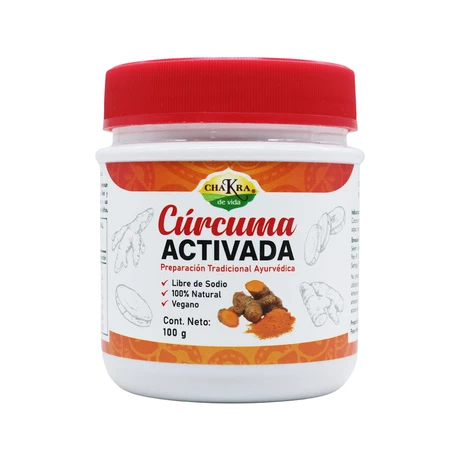 Curcuma activada 100 g, Frasco, CDV