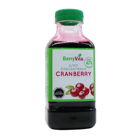 Jugo concentrado Cranberry C/AZ 450 ml, Berryvita