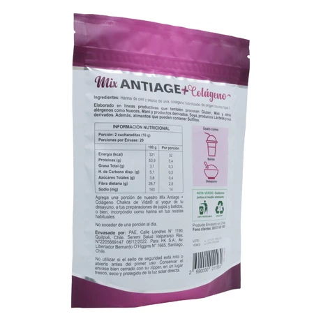 Mix Antiage + Colágeno 200 g, CDV - vista alternativa