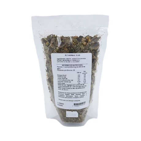 Té 7 Hierbas doypack 70g - Pharma Knop® - vista alternativa