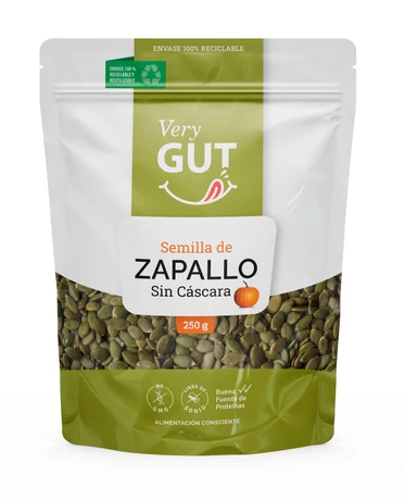 Semilla de Zapallo sin cascara 250 g, VERY GUT