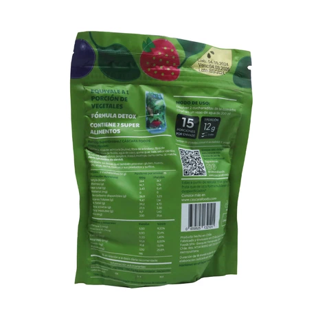Batido supergreens 180 g, Cascara - vista alternativa