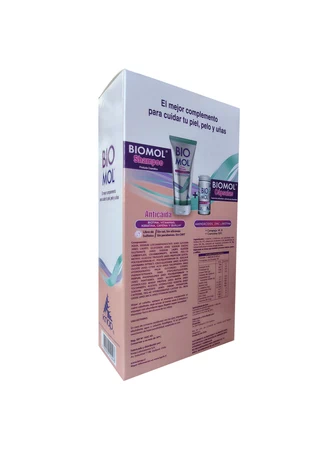 Pack Biomol Anticaída Shampoo 220 mL + Cápsulas X60 - vista alternativa