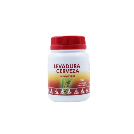 Levadura Cerveza 750 mg x 100 comprimidos - Knop Laboratorios®