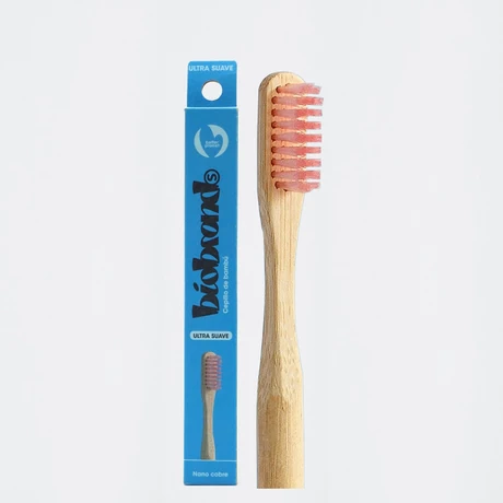 Cepillo de Dental Biodegradable Rosado 1 un