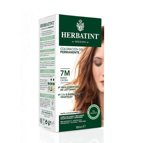 Tintura permanente. 7m rubio caoba 150 ml, herbatint