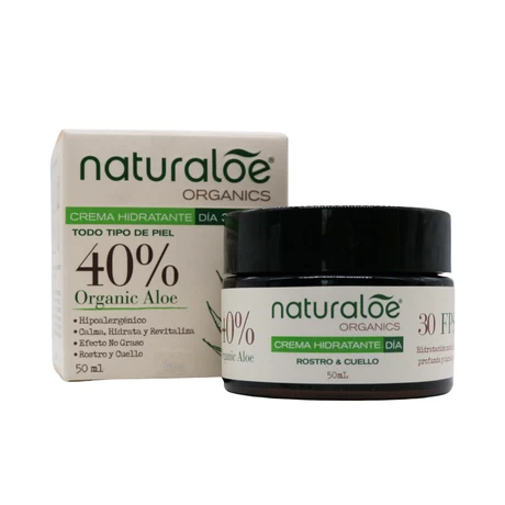 Crema facial hidratante dia 50 ml, Naturaloe - vista alternativa