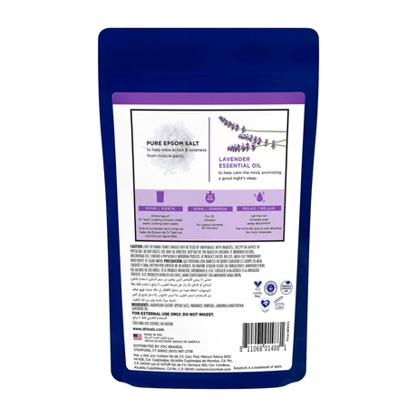 Sal de Epson Lavanda 450 g - vista alternativa