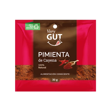 Pimienta Cayena 30 g , VERY GUT