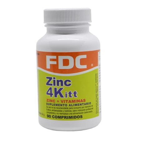 Zinc 4 kitt x 90 comprimidos - FDC