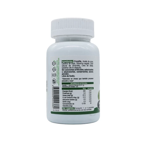 Clorofila 50 mg x 120 cápsulas blandas - Enjoy Your Beauty® - vista alternativa