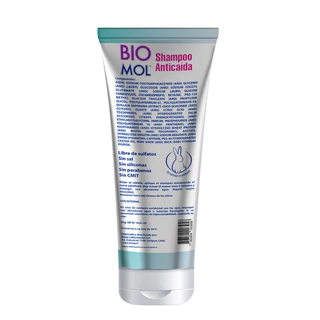 Shampoo anticaída Biotina + Vitaminas 220 ml, Biomol - vista alternativa