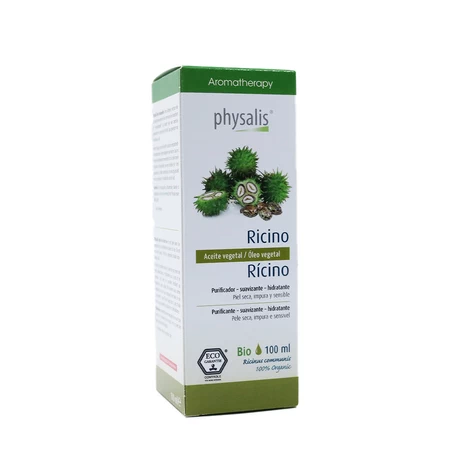 Aceite vegetal Ricino orgánico 100 mL - Physalis®
