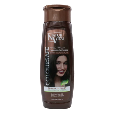 Shampoo Henna Cabellos Castaños ColourSafe NaturVital 300 mL - vista alternativa