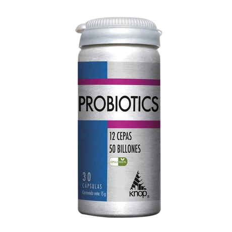 Probiotics 12C 50B x 30 cápsulas - Knop Laboratorios®