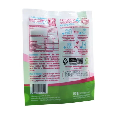 Yogurt Pro8 Cepas Probiot. X5 Un Polvo, Yogustart - vista alternativa
