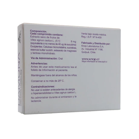 Damona comprimidos 8mg blister x30 - vista alternativa