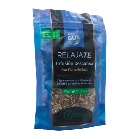 Infusión descanso C. Flores de Bach 50g Very Gut