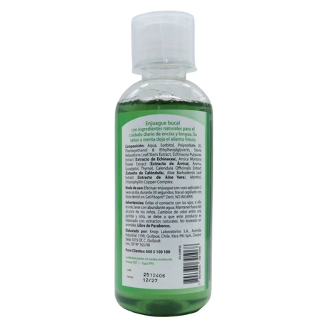 Enjuague Bucal sin Flúor 250 mL - Fitopro ® - vista alternativa
