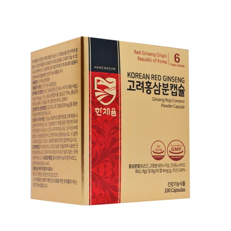 Ginseng Rojo Koreano x100 cápsulas, Emproquim - vista alternativa