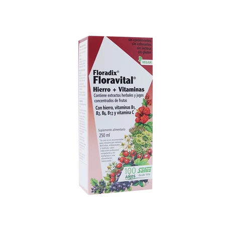 Floravital Hierro + Vitaminas 250 ml - Salus