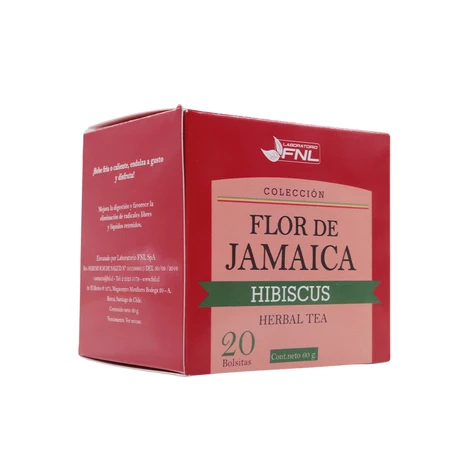 Infusión Flor de Jamaica 3g x 20 bols. FNL 