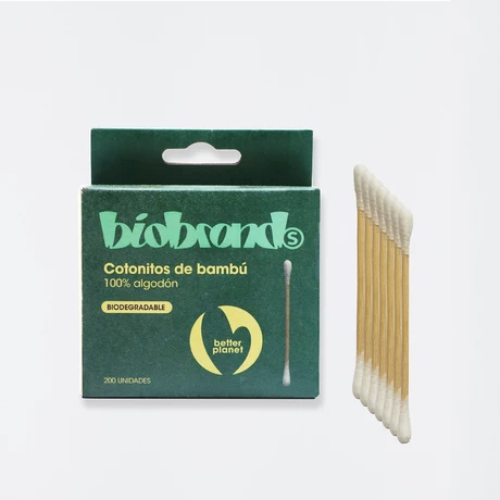 Cotonito de bambú biodegradable 200 un