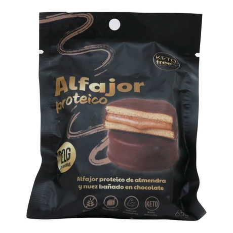 Alfajor 22g Prote Albumina Whey 65 g, Keto Free 