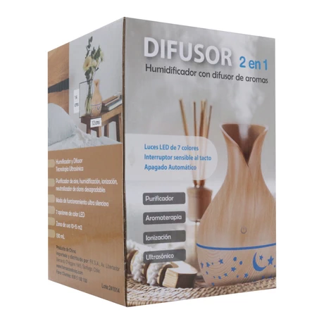 Difusor de aromaterapia color Madera 1 Un