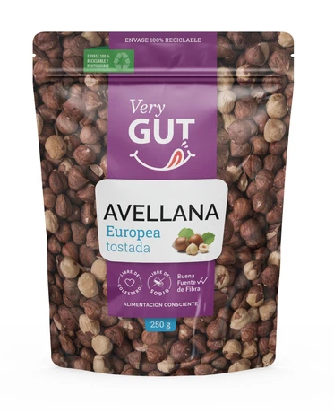 Avellana Europea Tostada 250 G, Very Gut