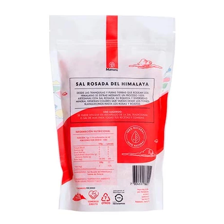 Sal rosada gruesa del himalaya 1 kg, Manare - vista alternativa