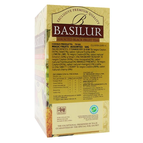 Té negro frutas magic fruit 2g x 25 bolsas, Basilur - vista alternativa