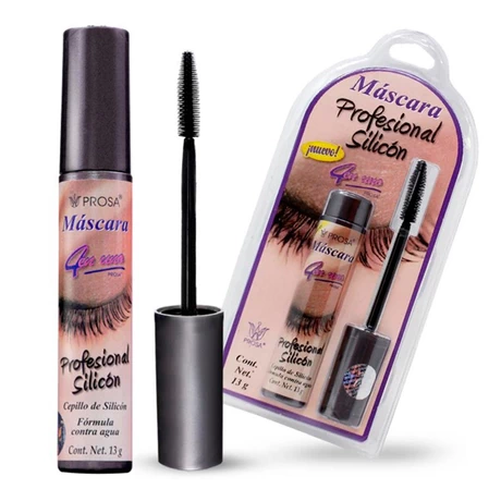 Mascara Pestañas Silicon Waterproof 13 g, Prosa   