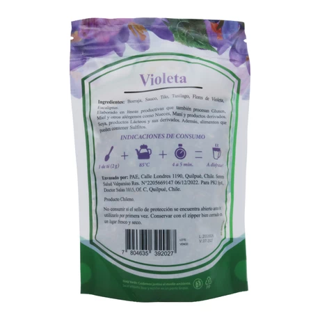 Infusión natural Té Violeta 50g, PHK             - vista alternativa