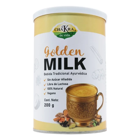 Golden Milk ayurvedic en polvo 200 g frasco, CDV 