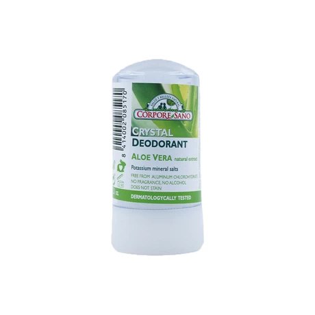 Desodorante barra crystal aloe vera 60 g, corpore sano - vista alternativa