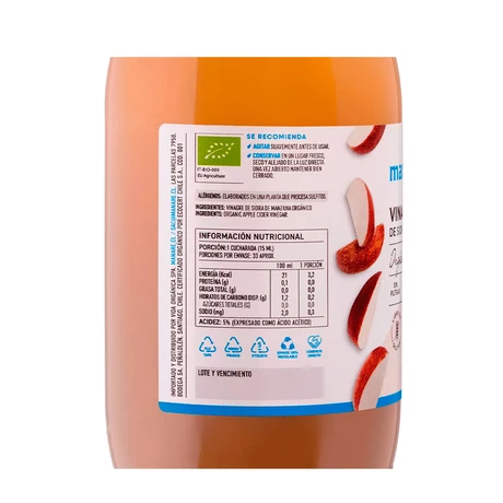 Vinagre de Manzana Orgánico - vista alternativa