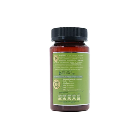 Chlorella Active orgánico 180 tabletas - Aquasolar - vista alternativa