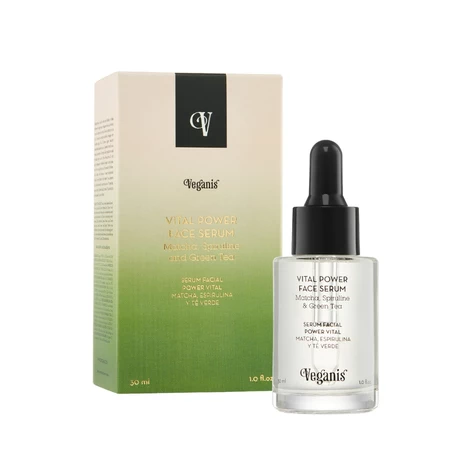 Serum Facial Hidratante Matcha-Espirulina-Te Verde 30 mL