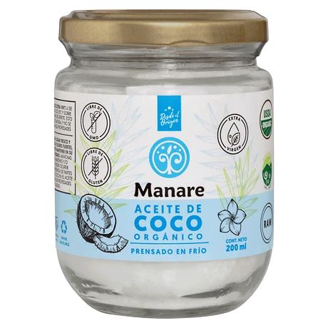 Aceite de Coco Orgánico - Manare