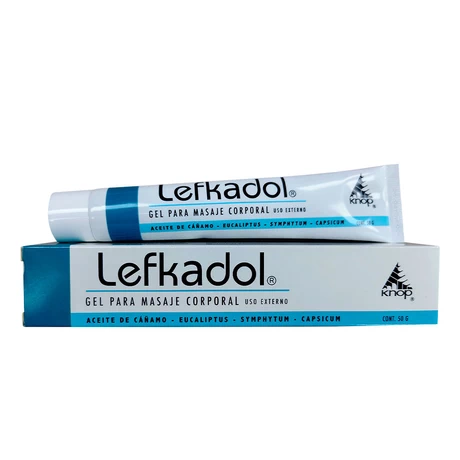 Gel Corporal Masaje con Aceite de Cañamo 50 g - Lefkadol