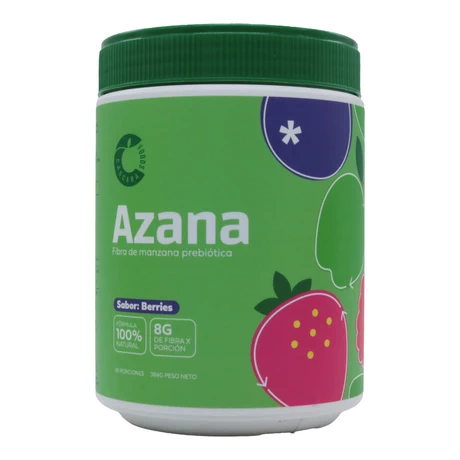 Fibra Azana prebiotic berries 384g, Cascara