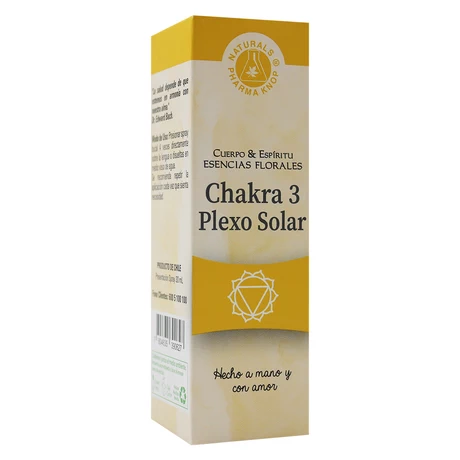 Esencia Floral Chakra 3 Solar 30 mL, Pharma Knop