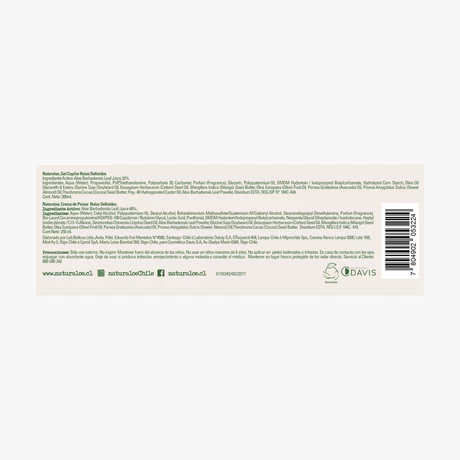 Pack Naturaloe Gel Rulos 200 g + Crema para peinar 250 mL - vista alternativa