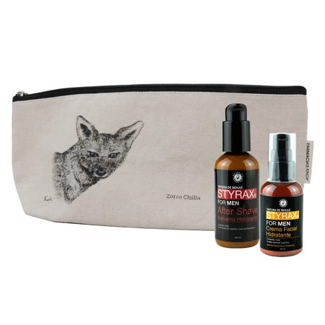 Pack Styrax® After Shave 135 mL + Crema 65 mL + Cosmetiquero