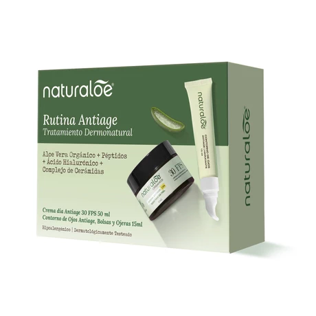 Pack Naturaloe Contorno de Ojos 15ml + Crema día 50 g