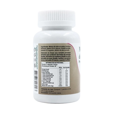 Melena de León 500 mg x 60 cápsulas, Pharmaknop - vista alternativa